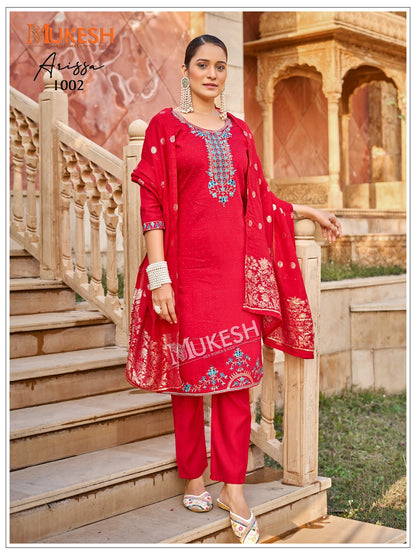 Arissa Mukesh Banwery Vertican Readymade Pant Style Suits Supplier Ahmedabad