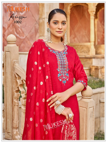 Arissa Mukesh Banwery Vertican Readymade Pant Style Suits Supplier Ahmedabad