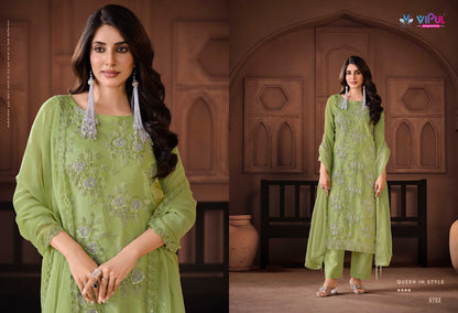 Arissa Vipul Chiffon Pant Style Suits Exporter Ahmedabad