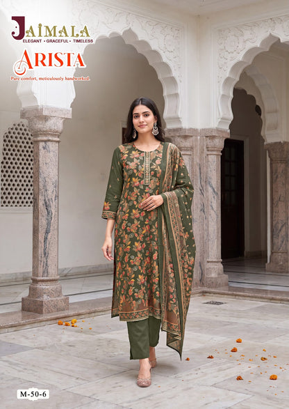 Arista Jaimala Viscose Karachi Readymade Suits Wholesaler Ahmedabad