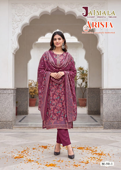 Arista Jaimala Viscose Karachi Readymade Suits Wholesaler Ahmedabad
