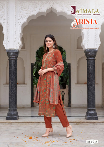 Arista Jaimala Viscose Karachi Readymade Suits Wholesaler Ahmedabad