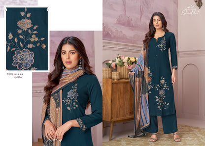 Arista Shiddat Pashmina Suits Supplier India