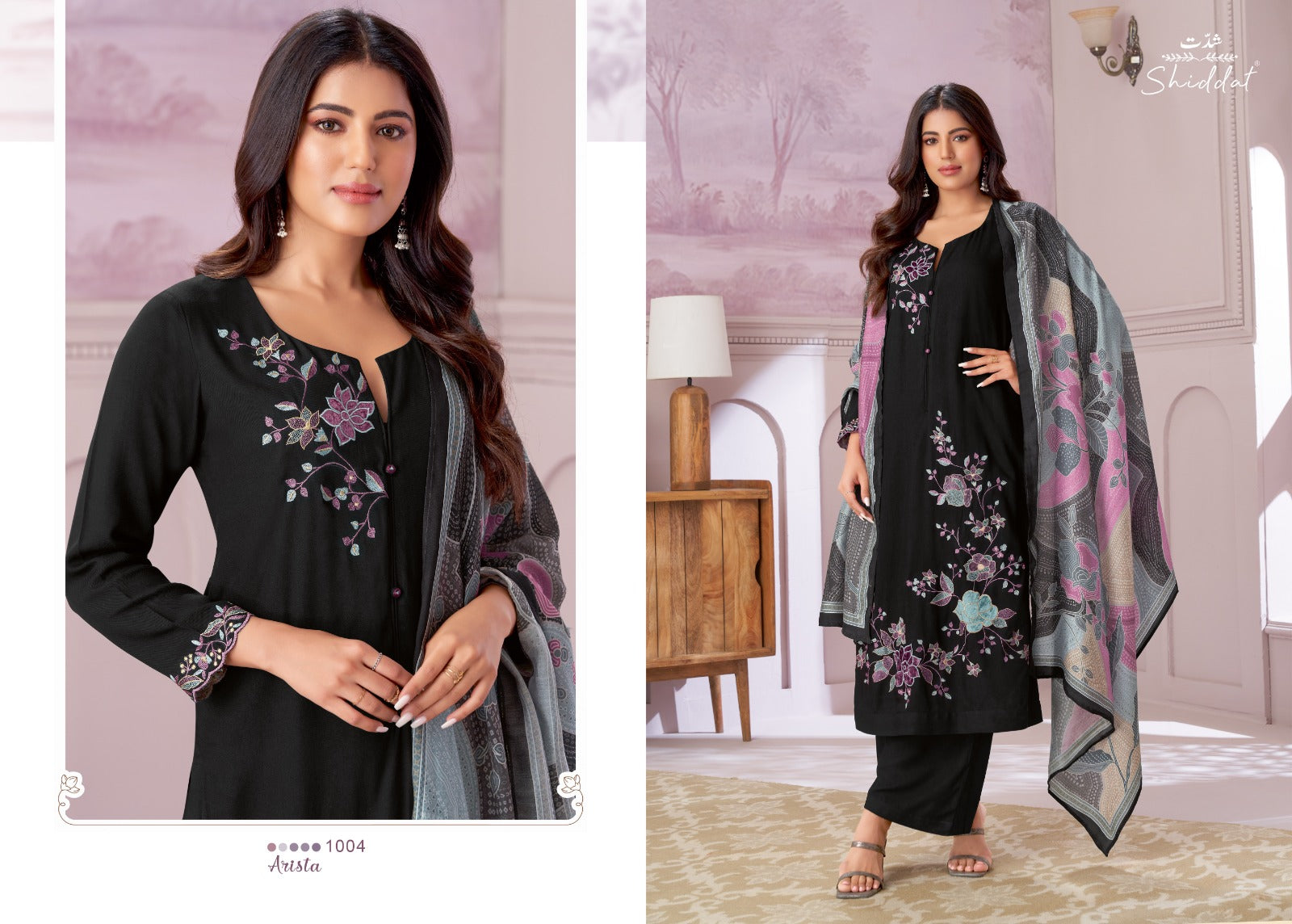 Arista Shiddat Pashmina Suits Supplier India