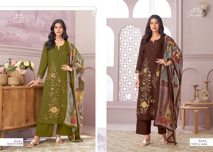 Arista Shiddat Pashmina Suits Supplier India