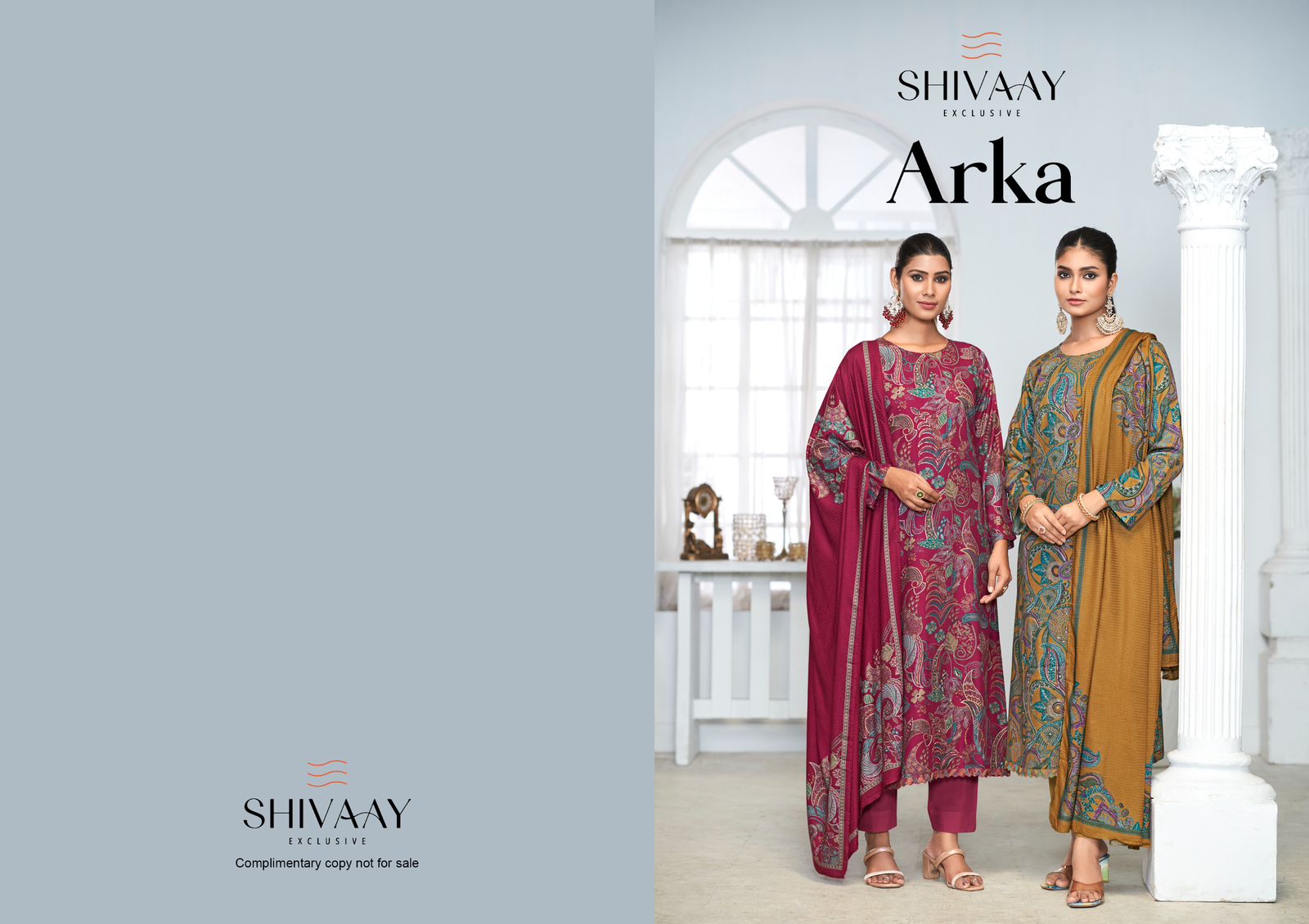 Arka Shivaay Pure Viscose Pashmina Suits Exporter India