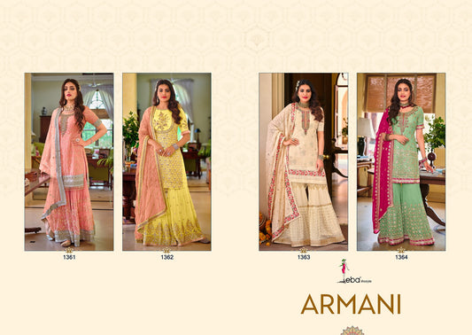 Armani Eba Lifestyle Fox Georgette Pakistani Readymade Suits