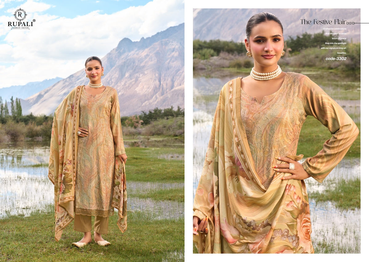 Armani Rupali Viscose Pashmina Suits Supplier