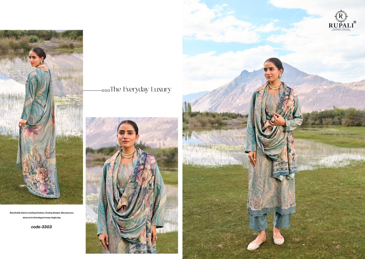 Armani Rupali Viscose Pashmina Suits Supplier