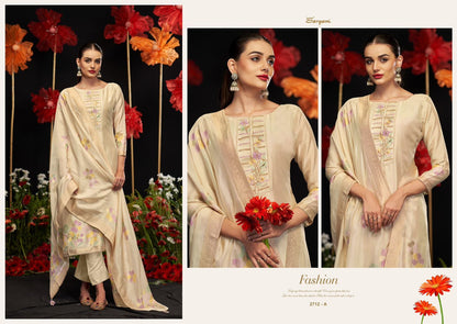 Armani Sargam Prints Silk Jacquard Pant Style Suits Wholesale Price