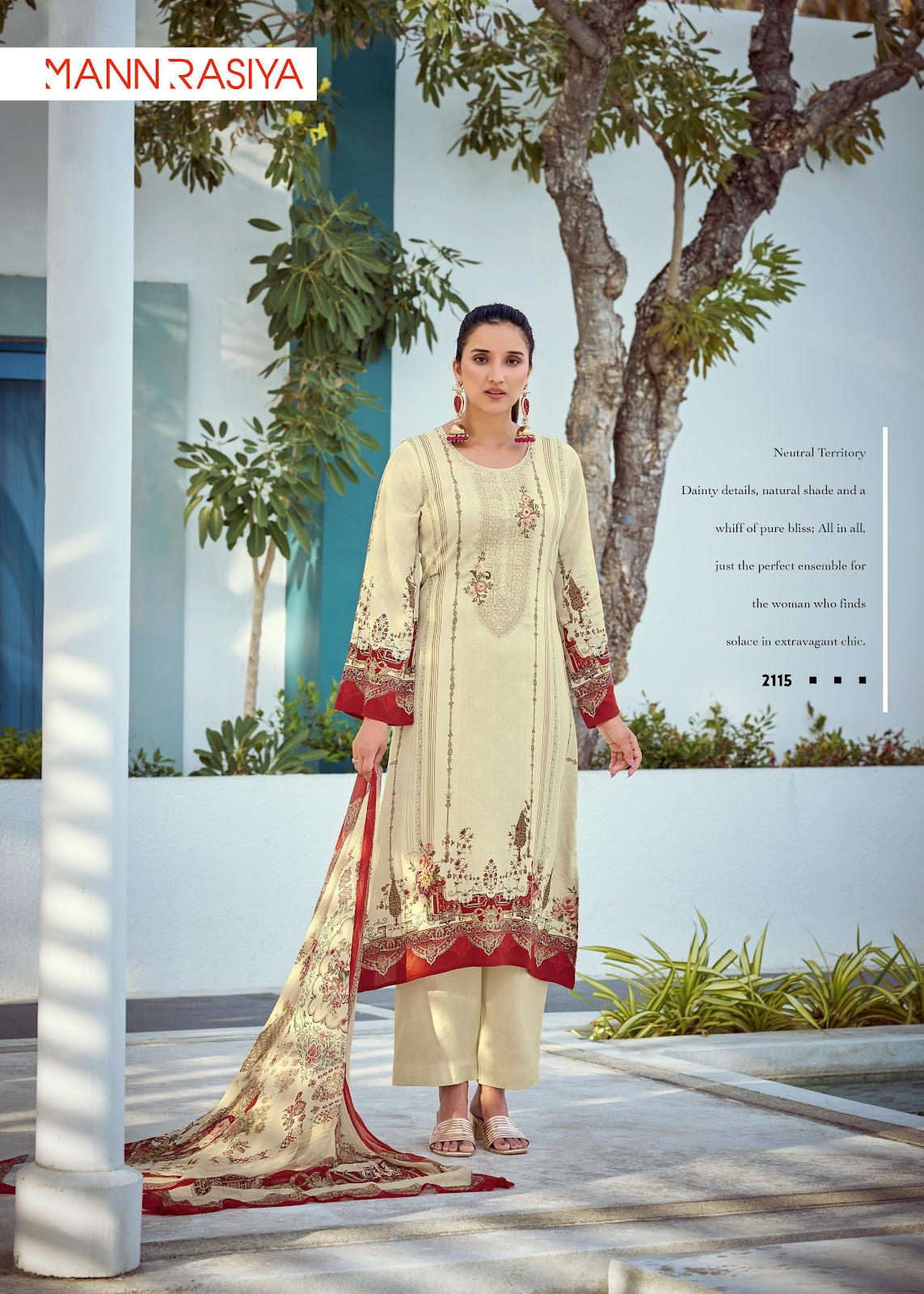 Arnica Mannrasiya Pure Jaam Pant Style Suits Manufacturer India