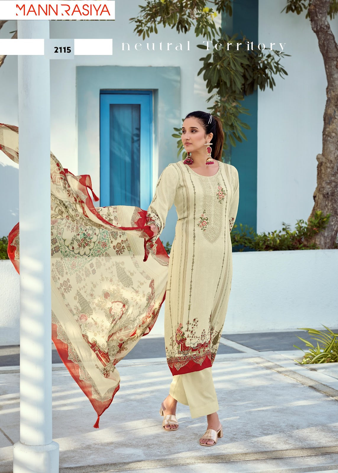 Arnica Mannrasiya Pure Jaam Pant Style Suits Manufacturer India