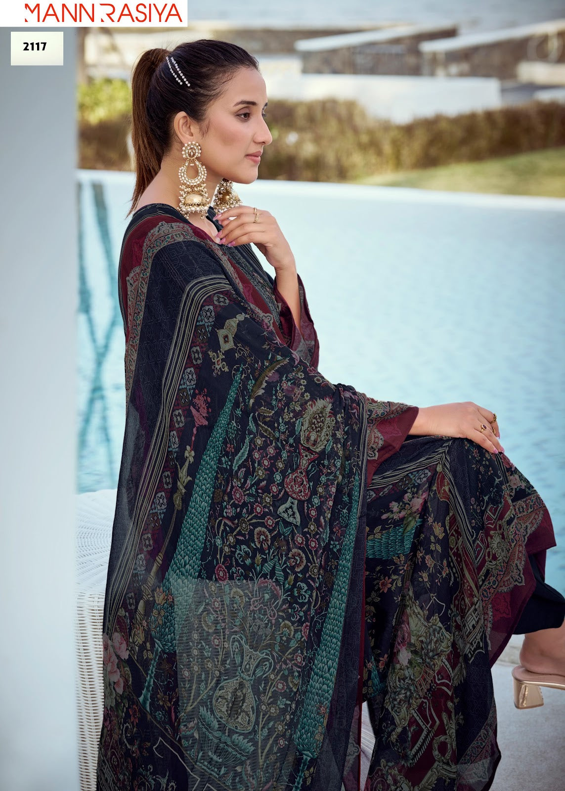 Arnica Mannrasiya Pure Jaam Pant Style Suits Manufacturer India