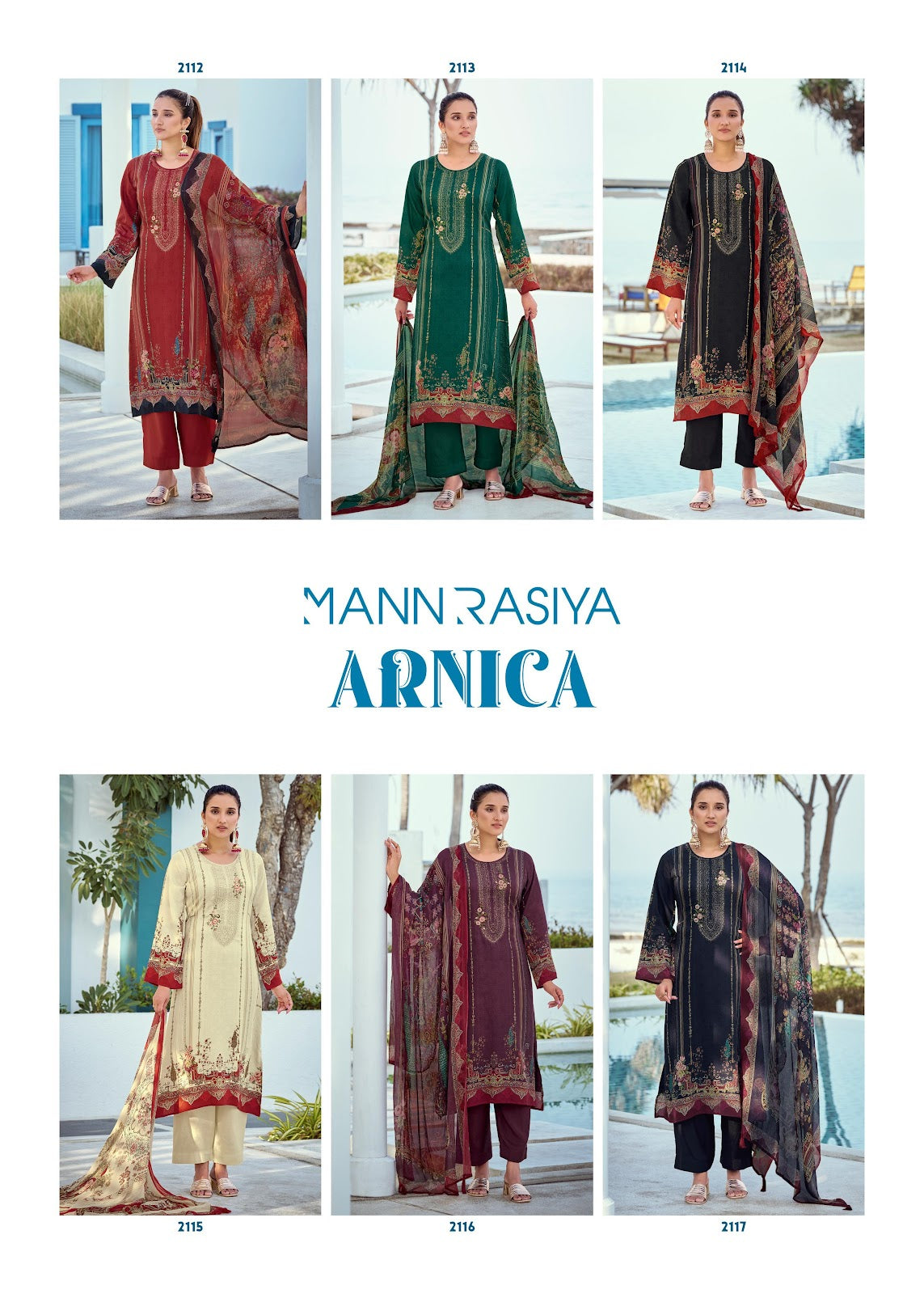 Arnica Mannrasiya Pure Jaam Pant Style Suits Manufacturer India