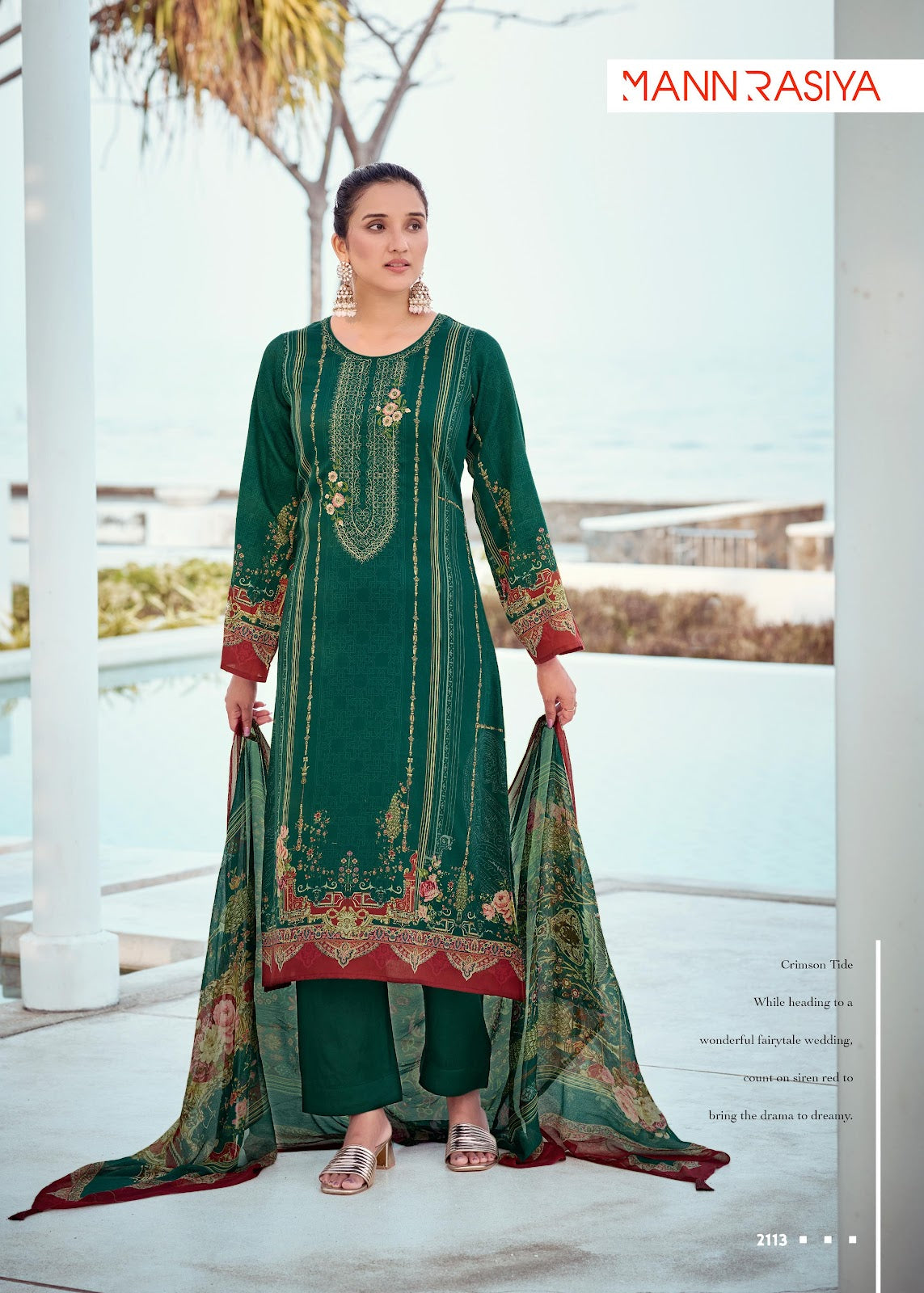 Arnica Mannrasiya Pure Jaam Pant Style Suits Manufacturer India