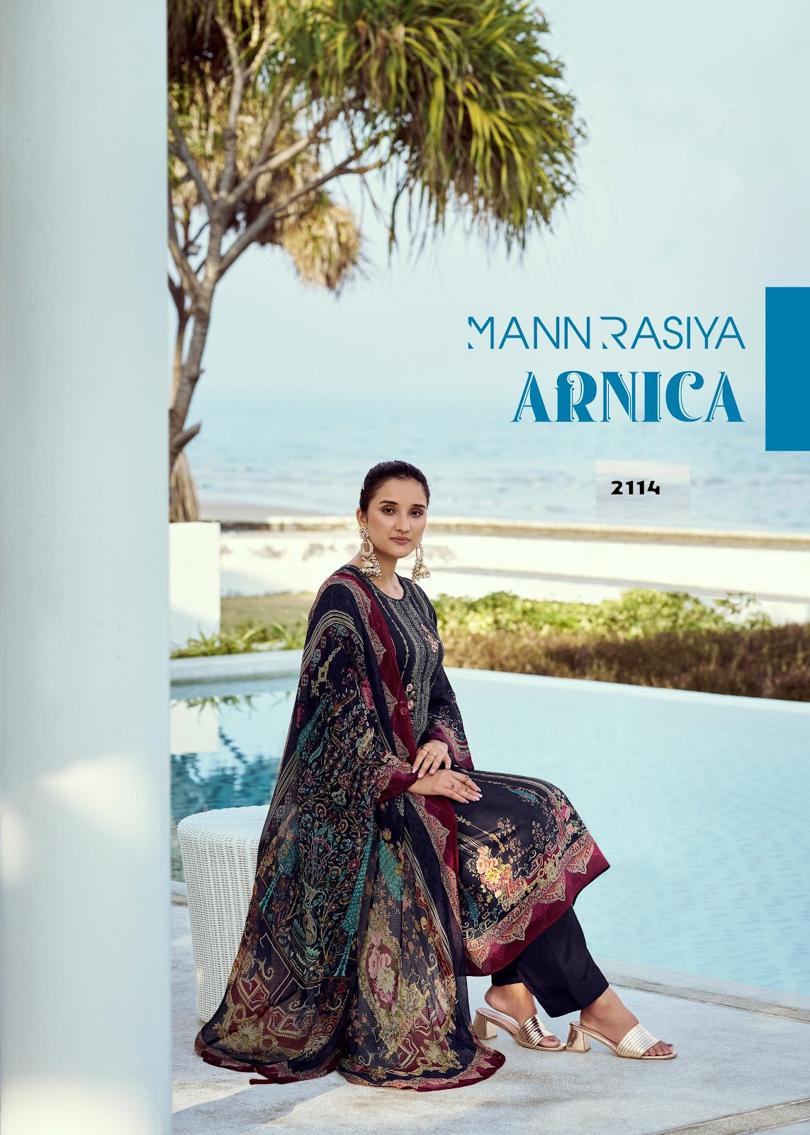 Arnica Mannrasiya Pure Jaam Pant Style Suits Manufacturer India