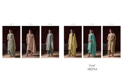 Arnisa Ganga Premium Bemberg Plazzo Style Suits Exporter