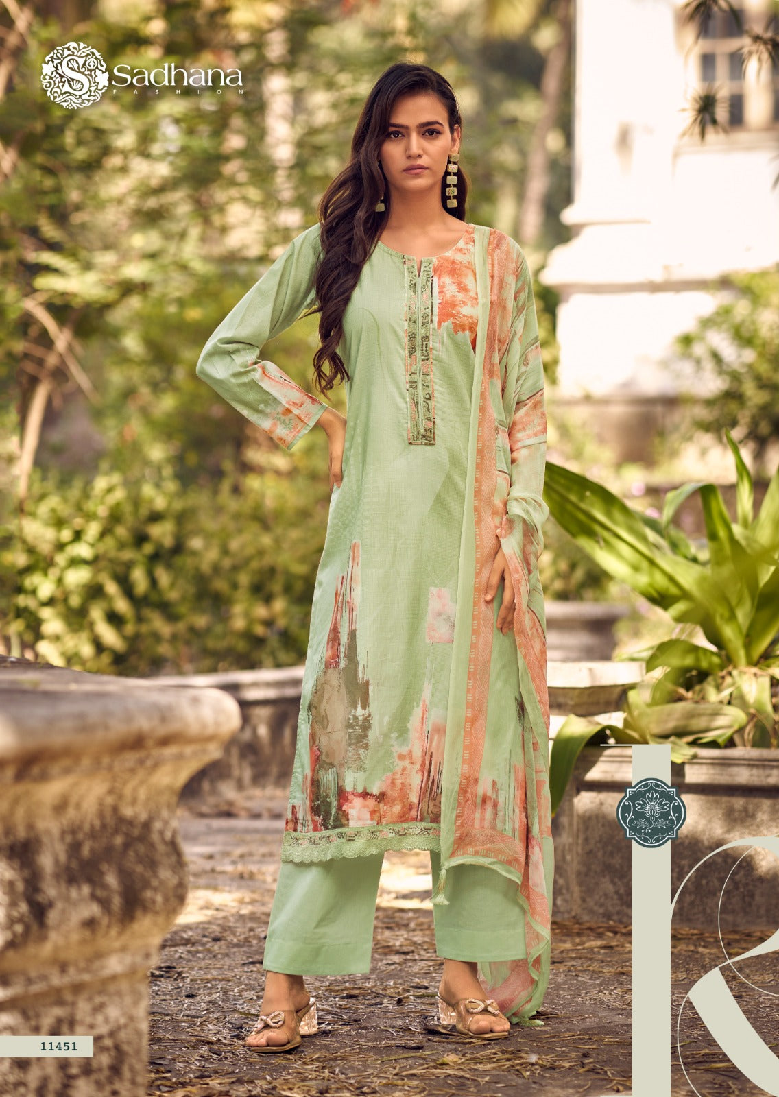 Arnisa Sadhana Pure Lawn Pant Style Suits Wholesaler India