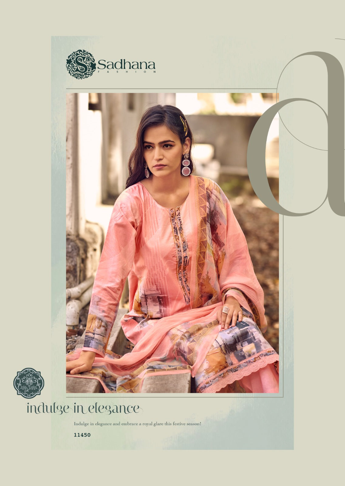 Arnisa Sadhana Pure Lawn Pant Style Suits Wholesaler India