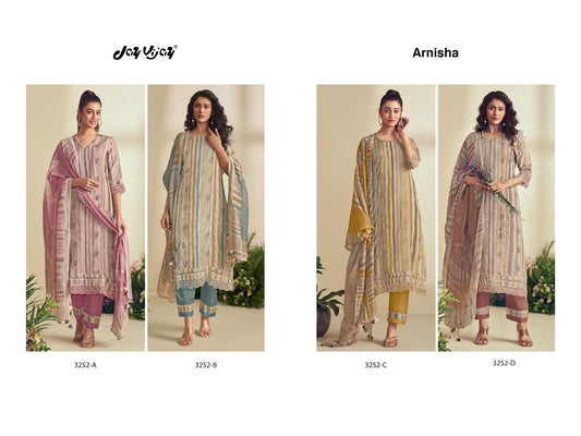 Arnisha Jay Vijay Pure Bemberg Pant Style Suits Wholesale Price