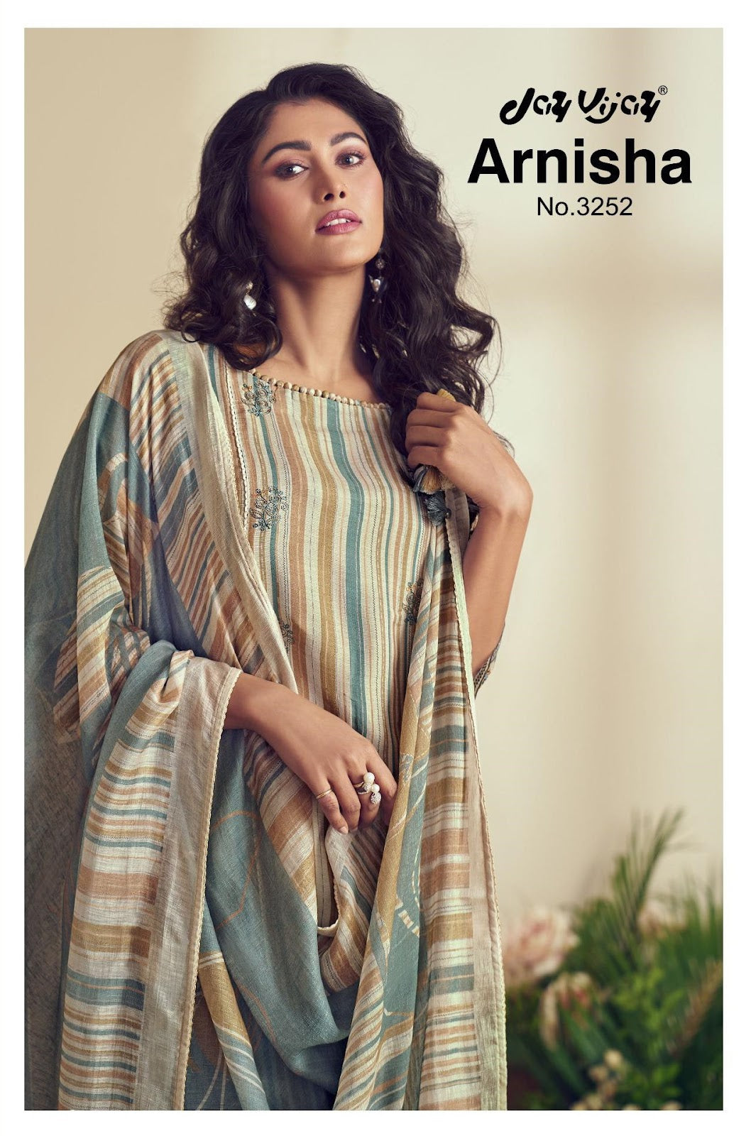 Arnisha Jay Vijay Pure Bemberg Pant Style Suits Wholesale Price
