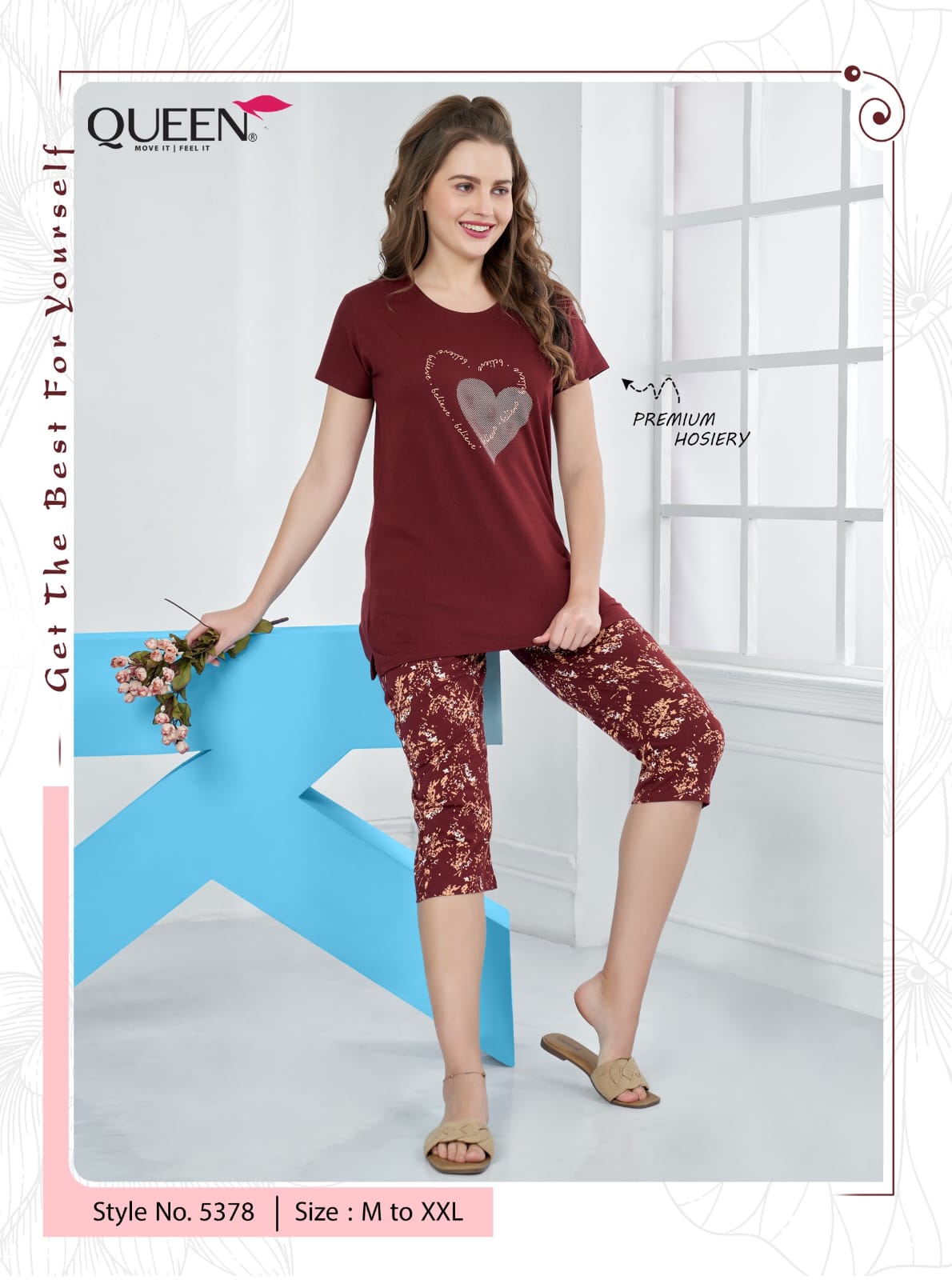 Arohi Queen Hosiery Cotton Womens Capri Wholesaler India