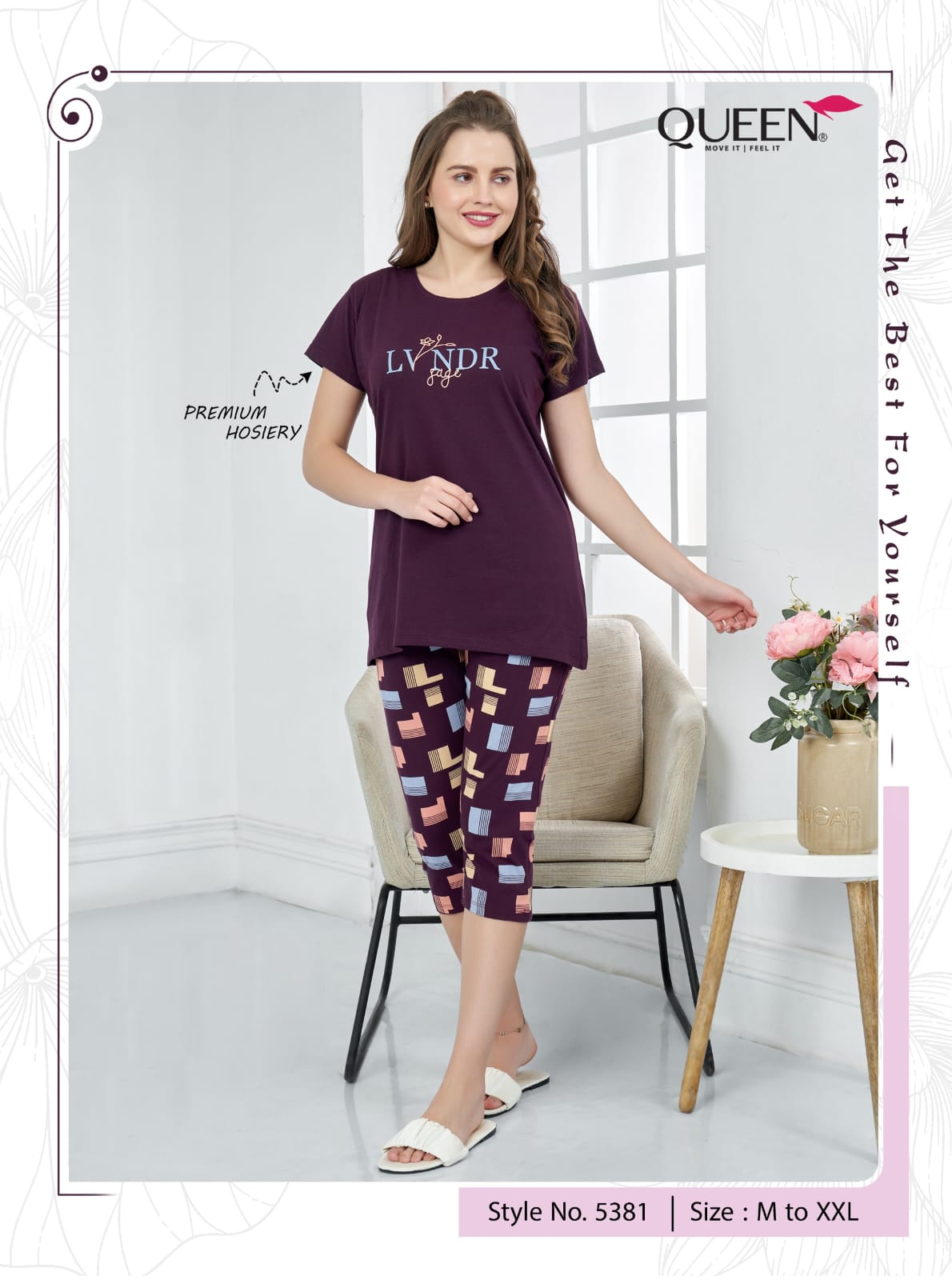 Arohi Queen Hosiery Cotton Womens Capri Wholesaler India