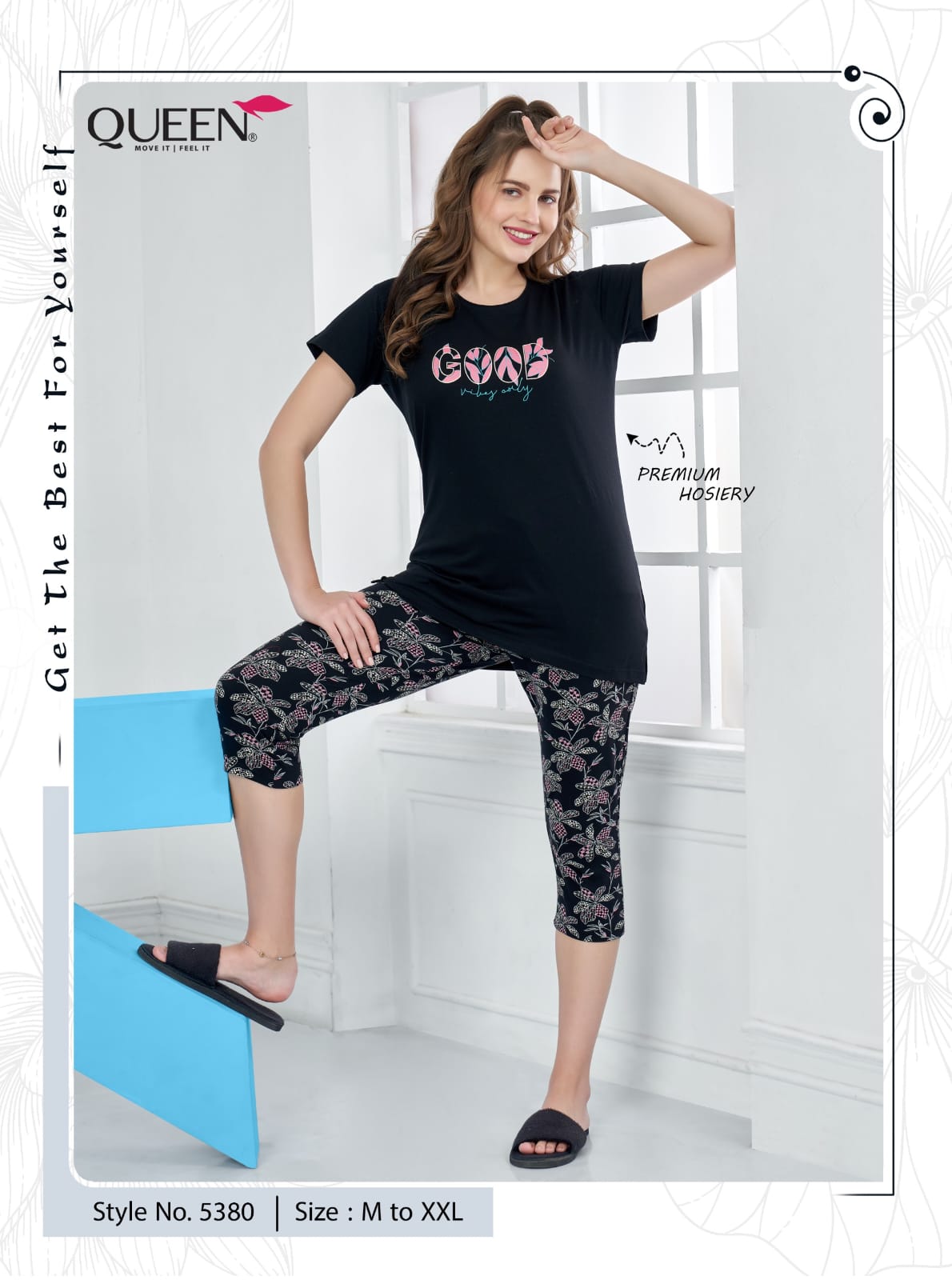 Arohi Queen Hosiery Cotton Womens Capri Wholesaler India