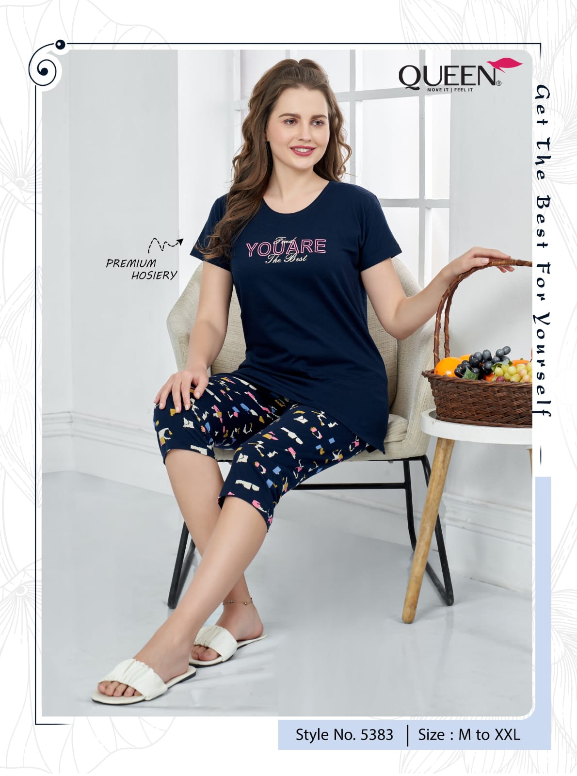Arohi Queen Hosiery Cotton Womens Capri Wholesaler India