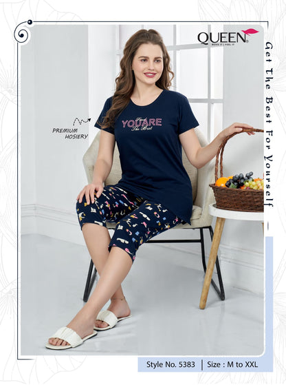 Arohi Queen Hosiery Cotton Womens Capri Wholesaler India