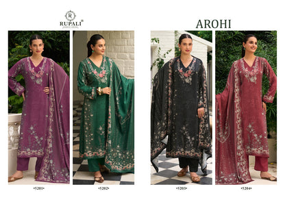 Arohi Rupali Viscose Pashmina Suits Manufacturer Ahmedabad