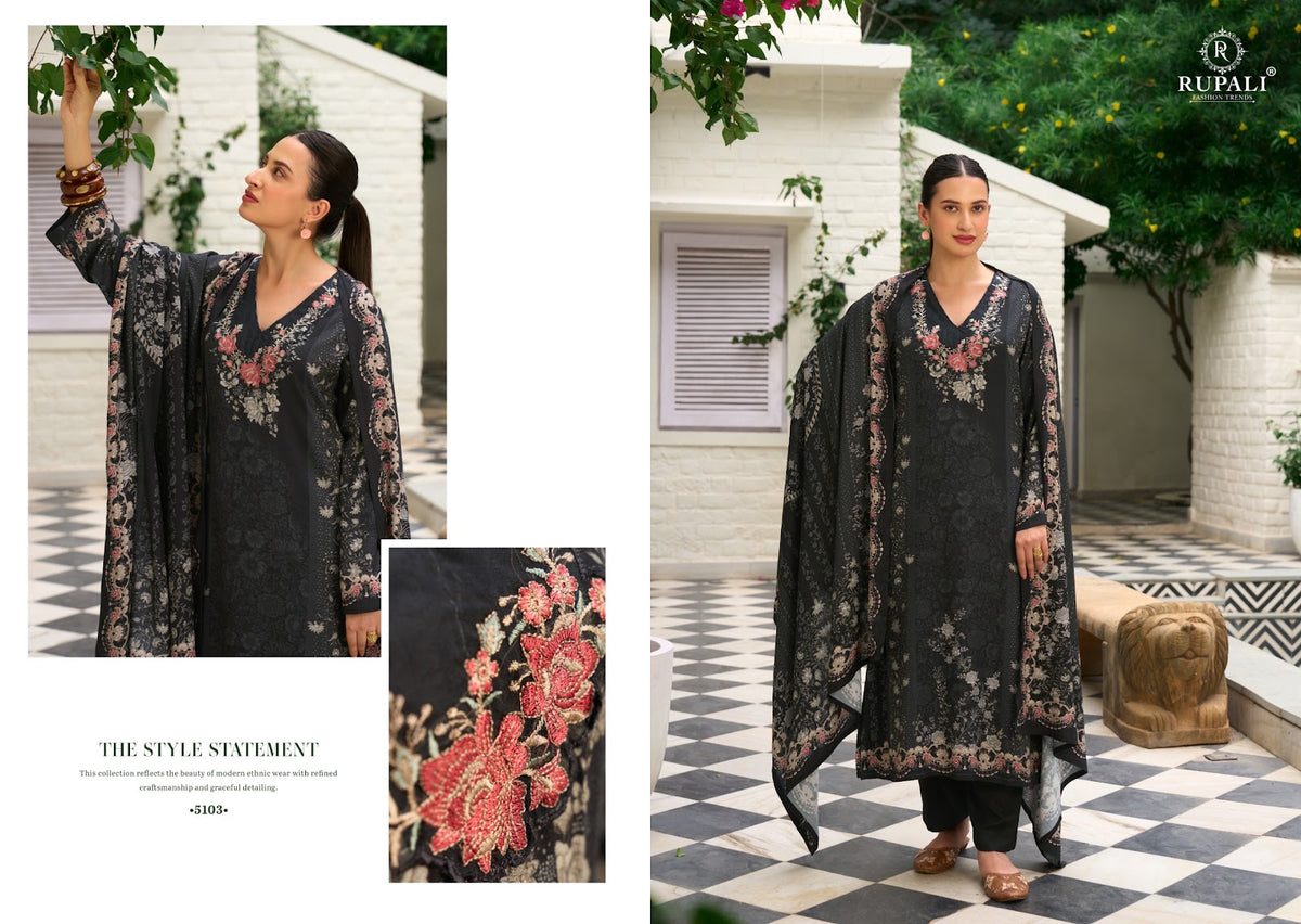 Arohi Rupali Viscose Pashmina Suits Manufacturer Ahmedabad