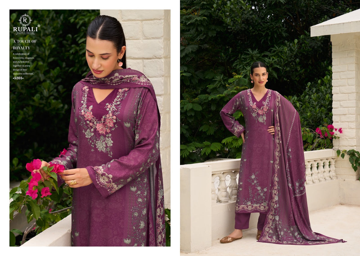 Arohi Rupali Viscose Pashmina Suits Manufacturer Ahmedabad