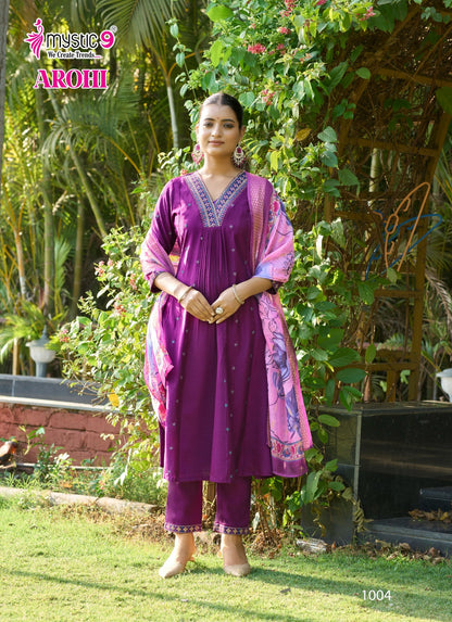 Arohi Vol 1 Mystic 9 Vertican Readymade Anarkali Suits Wholesaler