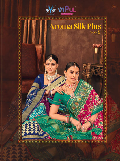 Aroma 89305-89316 Vipul Silk Sarees Supplier Gujarat