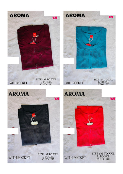 Aroma Liva Jnx Rayon Kurti With Pocket Exporter Ahmedabad