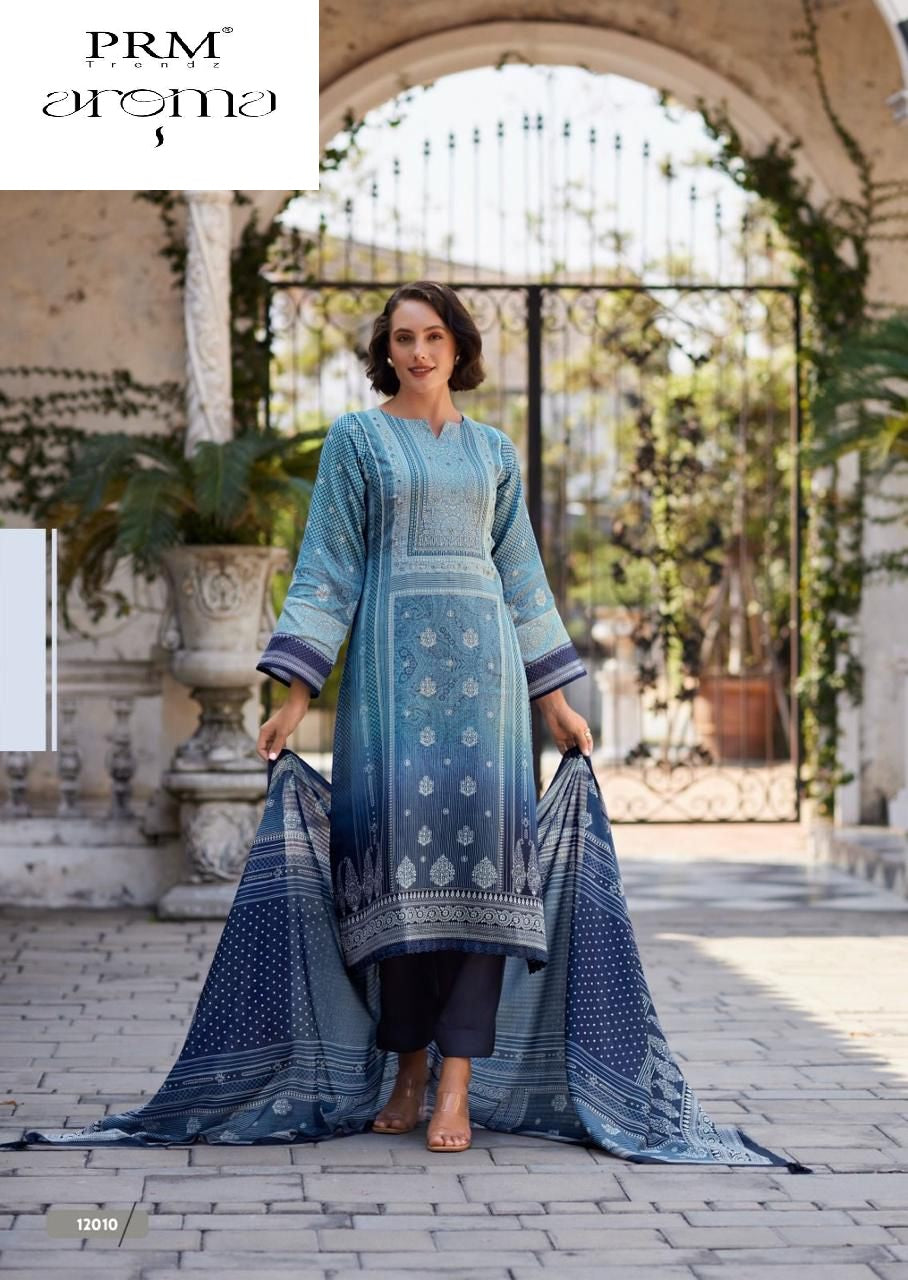 Aroma Prm Trendz Jam Cotton Pant Style Suits Wholesale Rate