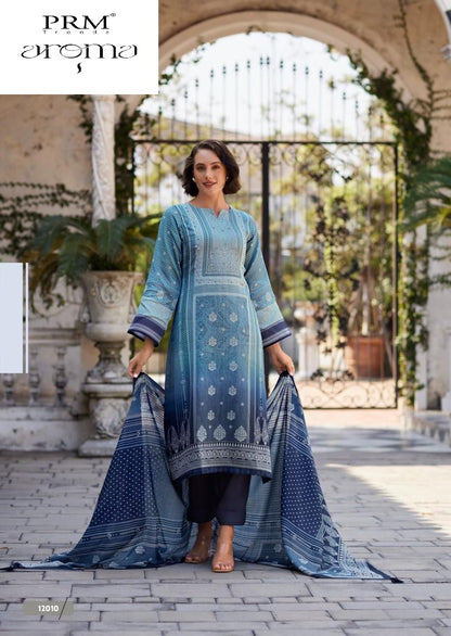 Aroma Prm Trendz Jam Cotton Pant Style Suits Wholesale Rate