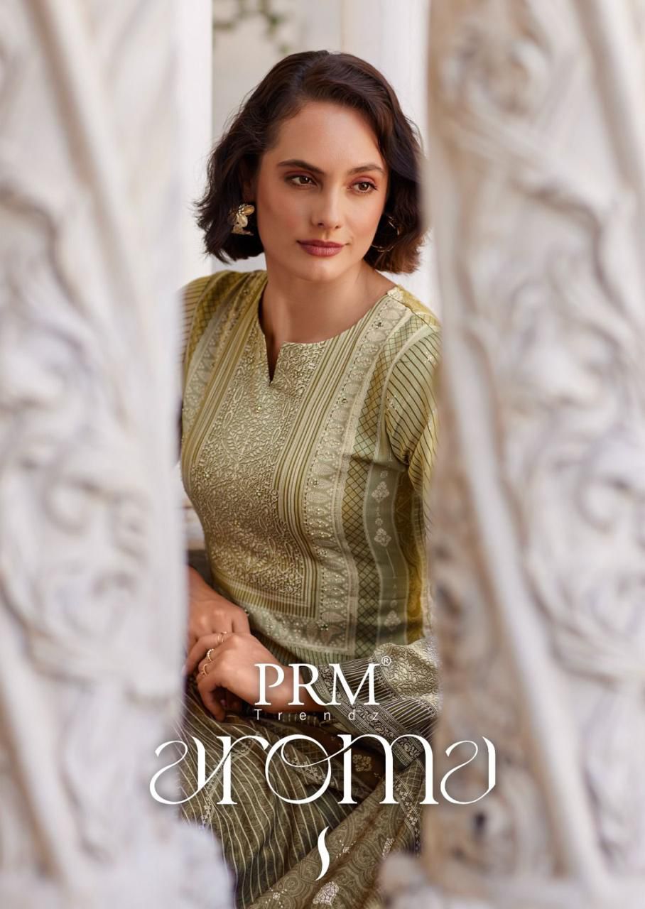 Aroma Prm Trendz Jam Cotton Pant Style Suits Wholesale Rate