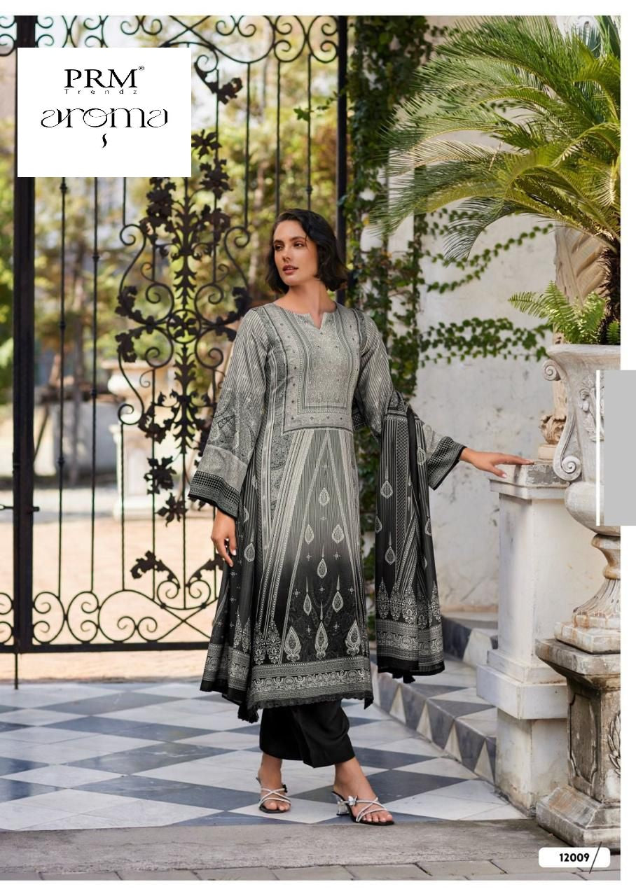 Aroma Prm Trendz Jam Cotton Pant Style Suits Wholesale Rate