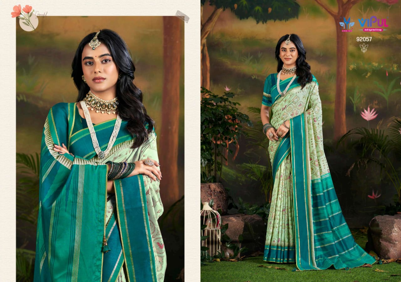Aroma Silk Plus 920D Vipul Dola Silk Sarees Wholesale Rate