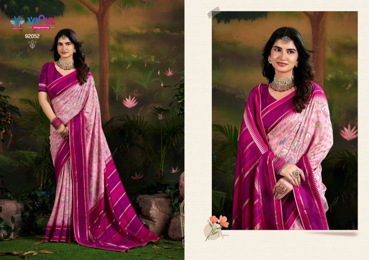 Aroma Silk Plus 920D Vipul Dola Silk Sarees Wholesale Rate