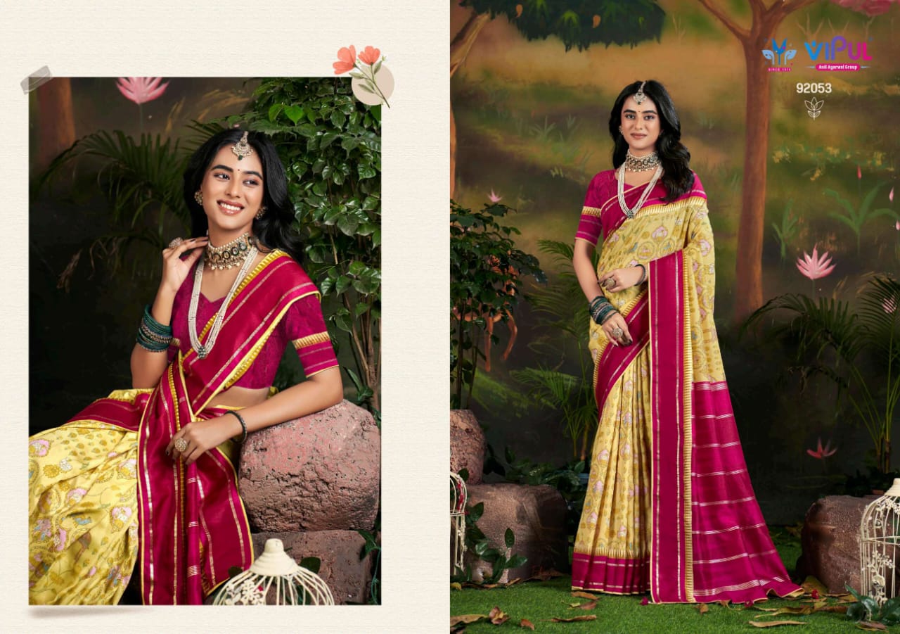 Aroma Silk Plus 920D Vipul Dola Silk Sarees Wholesale Rate