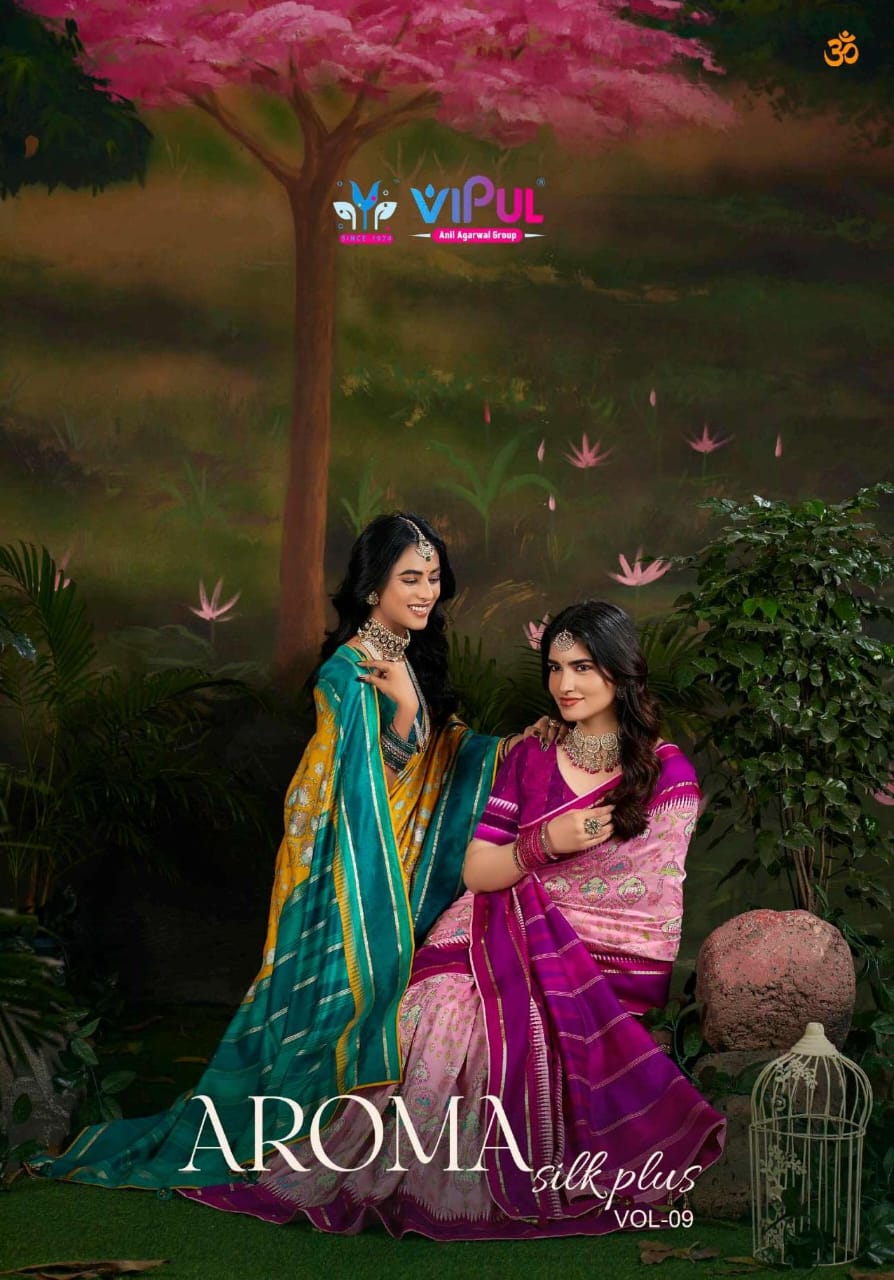 Aroma Silk Plus 920D Vipul Dola Silk Sarees Wholesale Rate