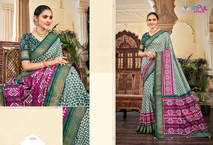 Aroma Silk Plus Vol 11 Vipul Dola Silk Sarees Wholesaler