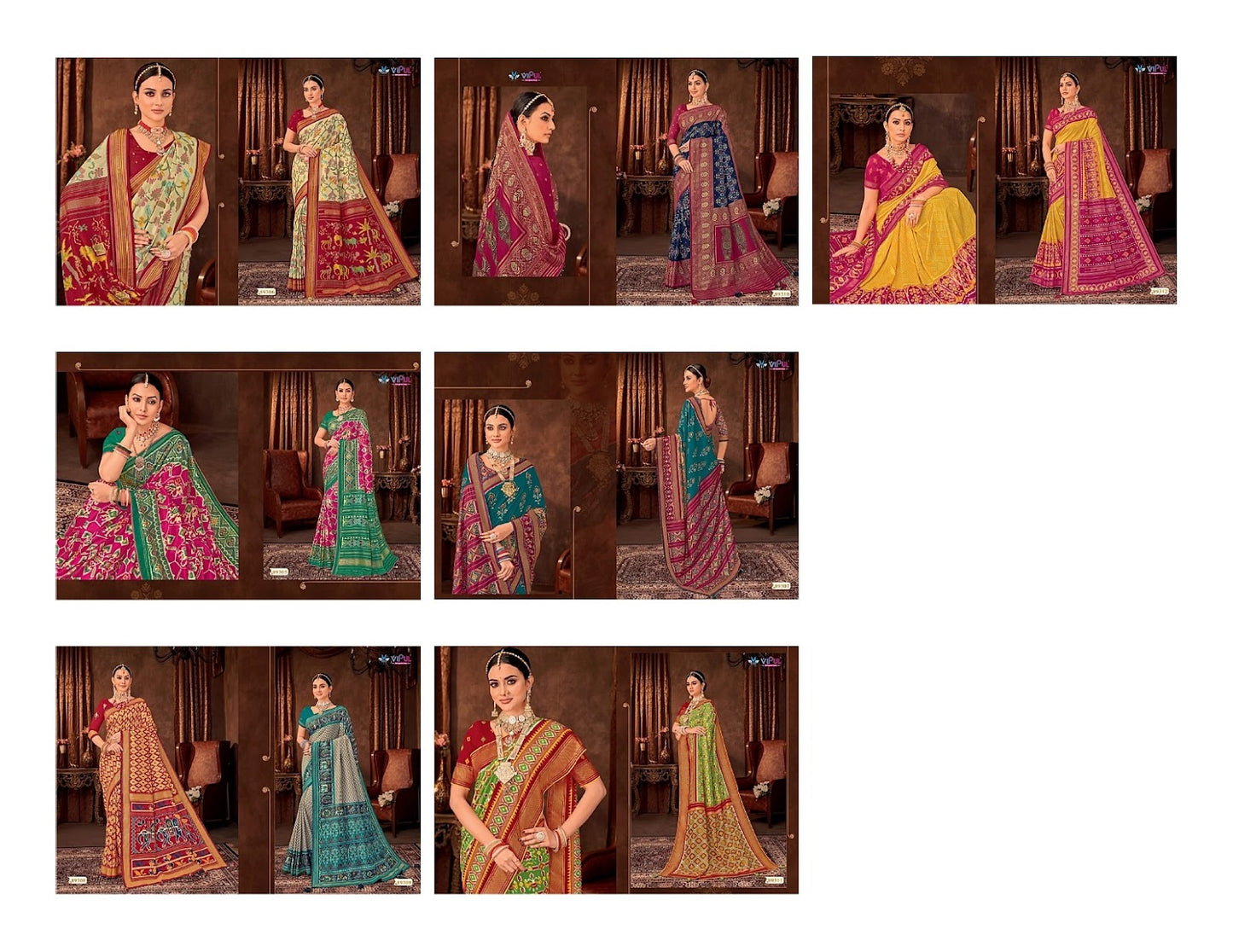 Aroma Silk Plus Vol 5 Vipul Soft Silk Sarees Supplier Ahmedabad