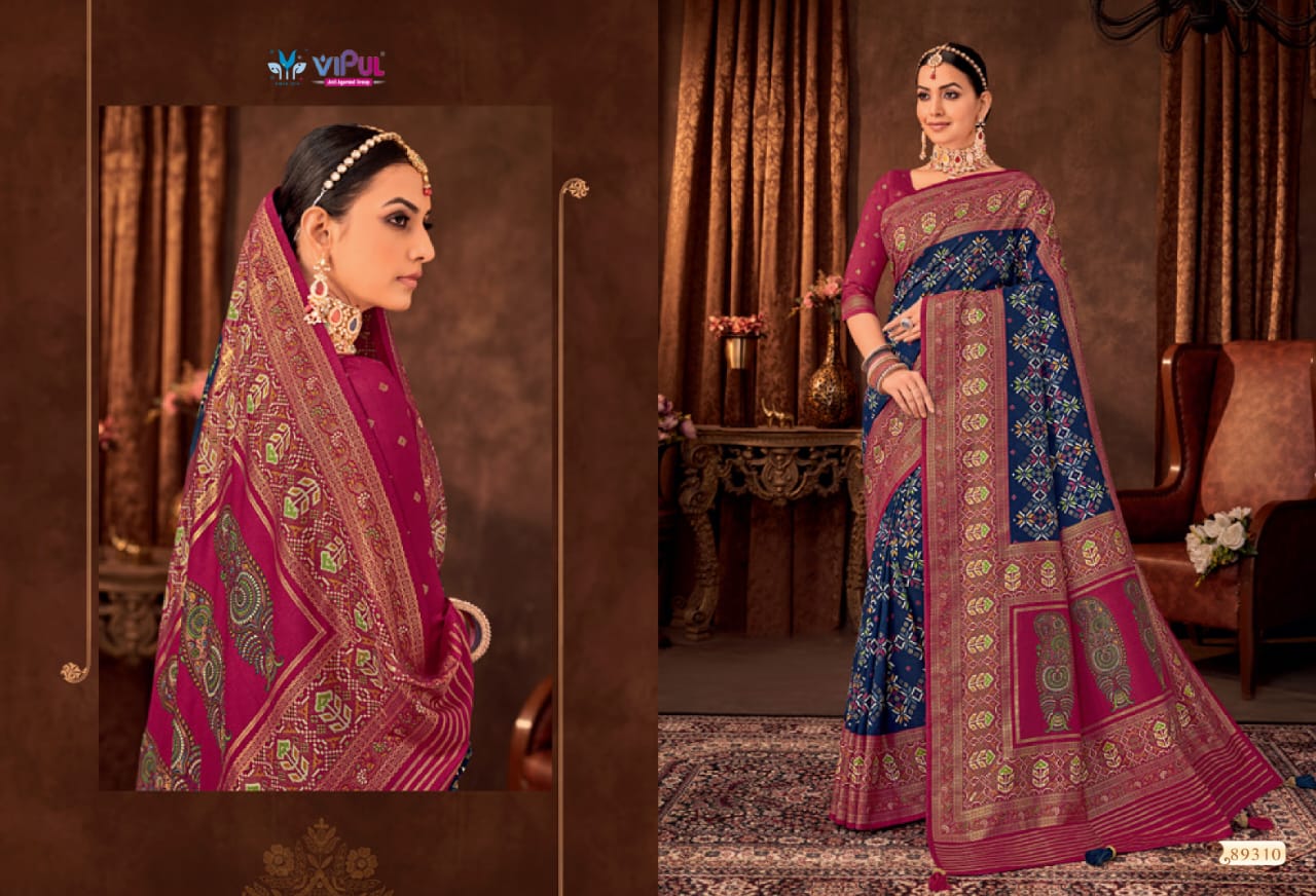 Aroma Silk Plus Vol 5 Vipul Soft Silk Sarees Supplier Ahmedabad