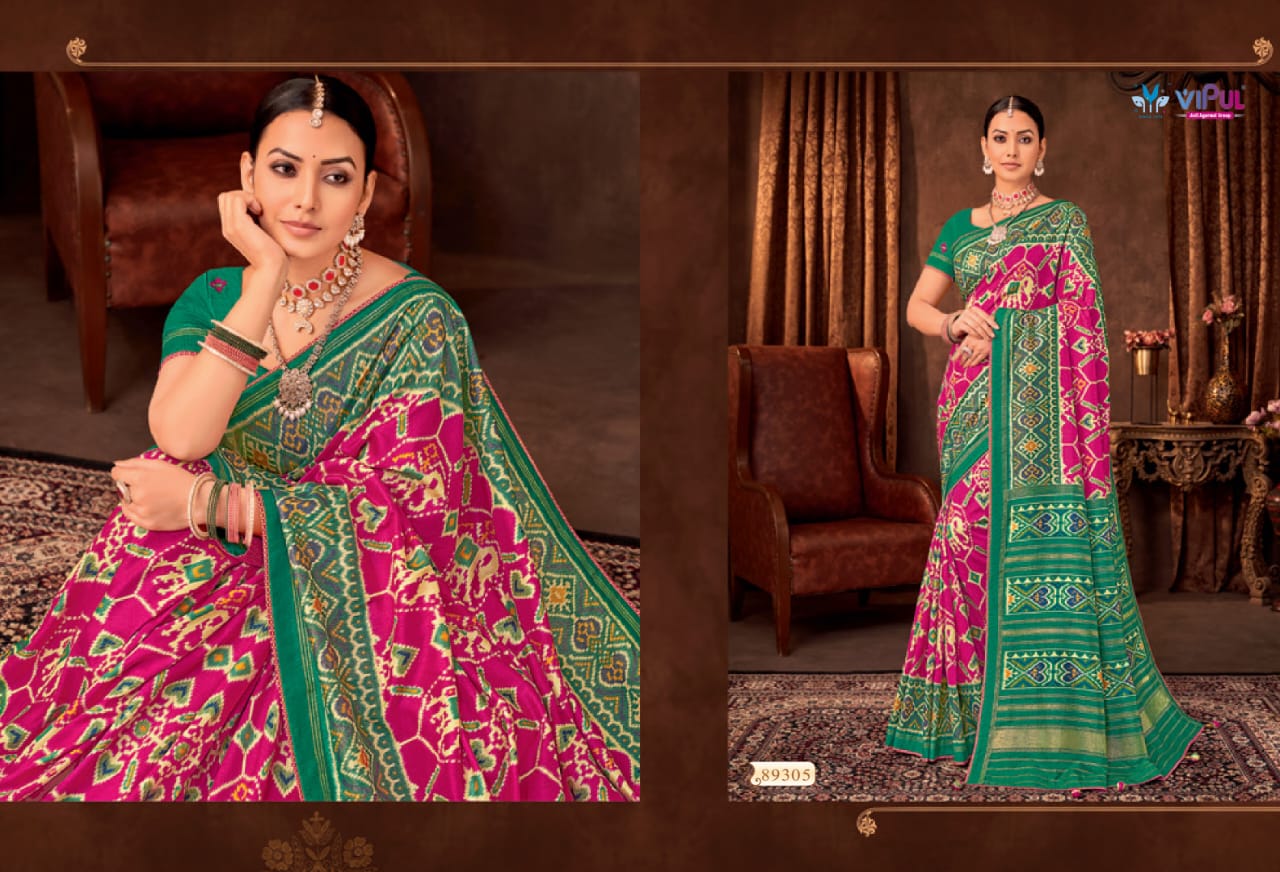 Aroma Silk Plus Vol 5 Vipul Soft Silk Sarees Supplier Ahmedabad