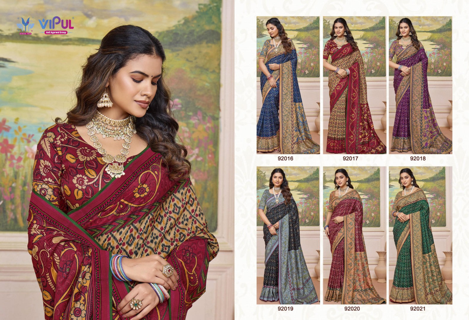 Aroma Silk Plus Vol 8 Vipul Dola Sarees Wholesale Rate