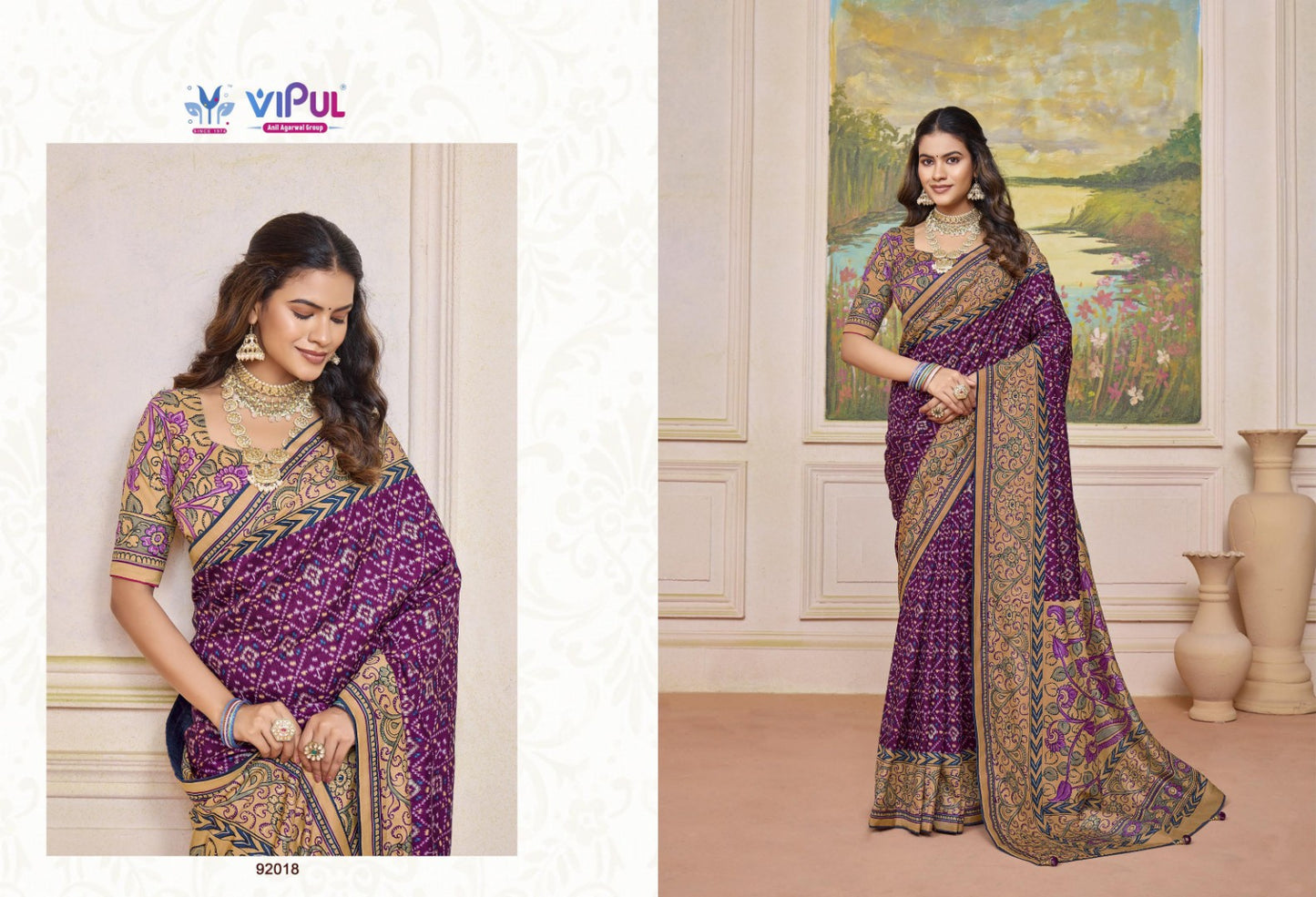 Aroma Silk Plus Vol 8 Vipul Dola Sarees Wholesale Rate